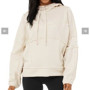 ALO Yoga Dimension Hoodie in Bone